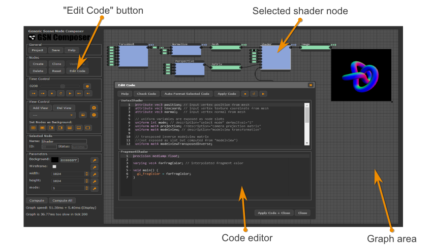 WebGL GLSL Shader Editor